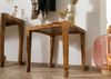 Beistelltisch Sheesham 50x50x50 braun lackiert ANCONA #111 Bild 4