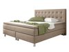 Boxspringbett Köln 140x200 cm Webstoff Muddy Bild 5