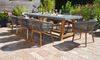 Veltis 250x100 cm Acacia+Polystone XL Tisch + 8 Stühle Salamanca im Seil Design Bild 5