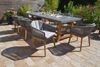 Veltis 250x100 cm Acacia+Polystone XL Tisch + 8 Stühle Salamanca im Seil Design Bild 4