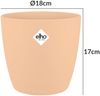 Blumentopf 3,3l 18,3x16,8 cm nude Bild 2