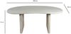 Esszimmertisch Mango Massivholz Weiß 180x90x75cm Retro Nierenform Bild 3