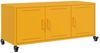 vidaXL TV-Schrank Senfgelb 100,5x39x43,5 cm Stahl 846647 Bild 2