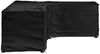 vidaXL Gartenmöbel-Abdeckung in L-Form mit 18 Ösen, Polyethylen schwarz, 285 x 220 x 80 cm Bild 2