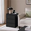 Yaheetech Nachttisch mit Ladestation, 2 USB-Anschlüsse und 2 AC-Steckdosen (1-St), Beistelltisch mit 3 Schubladen, 45,5 × 35,5 × 60,5 cm Bild 2