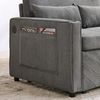 i@home Schlafsofa 3-in-1, 2-Seater Sofa Bett, Slide-to-Transform Design, USB-Ladefunktion, erhältlich in 4 Farben Bild 2
