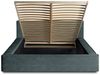 Polsterbett Doppelbett OMAHA 140x200cm Komplettset in Stoff Macau Petrol Bild 3