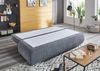 Sofa LENON, Grau, Stoffbezug, Schlaffunktion, Bettkasten, mit Kissen Bild 3