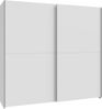 Schiebetürenschrank SCHACH&MATT Kleiderschrank mit Schwebetüren Weiß ca 201 x 191 x 62 cm Bild 4