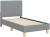 vidaXL Kinderbettgestell mit Kopfteil Hellgrau 70 x 140 cm Stoff 42010979 Bild 4