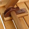 Balkontisch Klapptisch Holztisch Ø 57 cm Rund Gartentisch Tisch Akazie 72,5 cm Bild 2
