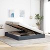 vidaXL Ottoman Bettgestell mit Speicher Dunkelgrau 160 x 200 cm Samt 3442893 Bild 4