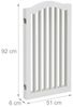 Relaxdays Weißes Absperrgitter 92 cm hoch Bild 4