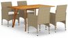 vidaXL 5-tlg. Garten-Essgruppe Beige 3072113 Bild 2