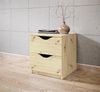 Nachtkommode >Luki< in Artisan Eiche Nachbildung - 40x45x42cm (BxHxT) Bild 5