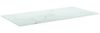 vidaXL Tischplatte Weiß 100x50 cm 6 mm Hartglas in Marmoroptik 322258 Bild 2