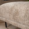 Bronx71 Chenille Hocker Denver rechteckig taupe Bild 4