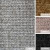Bronx71 Chenille Hocker Denver rechteckig taupe Bild 5