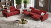 Sofanella Stoffgarnitur ALESSO 2-Sitzer Couch Relaxsofa in Lila Bild 5
