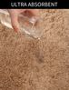 OTTO home Badematte Merida, Badvorleger, Badezimmer Teppich, Höhe 32 mm, rutschhemmend beschichtet, schnell trocknend, strapazierfähig, fußbodenheizungsgeeignet, Kunstfaser, 2-tlg. Hänge-WC Set, Badteppich, Uni Farben, rechteckig, rund & als 2-tlg. Set... Bild 4