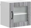 vidaXL Wandglas-Schrank LUCCA Graues Sonoma 40 x 31 x 40 cm 884846 Bild 2