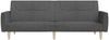 vidaXL Schlafsofa 2-Sitzer Dunkelgrau Stoff 375785 Bild 5