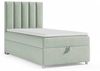 Best for Home Boxspringbett mit Bettkasten Trinity K-10 SINGLE Bonellfederkern inkl. 7 cm Topper (Einzelbett, Polsterbett gepolstertes Kopfteil, Jugendbett, Kinderbett versch. Größen, 70x200 80x200 90x200 100x200 cm), mit oder ohne Topper, Flexible Lie... Bild 4