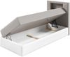 Boxspringbett 'Gladino Junior 1' gelb 80x200 cm Rechts Bild 3