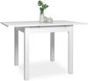 Esstisch >Crawley< in Weiß - 120x76,5x80cm (BxHxT) Bild 2