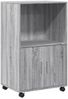 vidaXL Rollschrank Grau Sonoma 55x40x91 cm Holzwerkstoff 853187 Bild 2