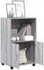 vidaXL Rollschrank Grau Sonoma 55x40x91 cm Holzwerkstoff 853187 Bild 3