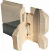 Gartenhaus Bastrup 2 - 519x237 cm mit Anbaudach 3,00 m, 28 mm Holz naturbelassen, Karibu Bild 4