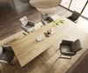 Esstisch Edge 300x100 Keramik Laminam® Sabbia Eichefarbig Pilier Metall Effektfinish Titan Bild 4
