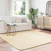 vidaXL Teppich Shaggy Hochflor NAVARRA Creme 200x200 cm Polyester 4102879 Bild 3