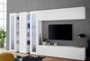 Wohnwand >Benevent< (7-teilig) in Weiß Hochglanz - 340x180x30 (BxHxT) Bild 3