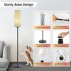 Ophy Stehlampe Moderne Stehleuchte mit Fernbedienung – dimmbar, Fußschalter, inkl. 9‑W‑LED – für Ecken & Wohnräume Bild 3