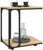 vidaXL Beistelltisch mit Rollen Sonoma 50x35x55,5 cm Holzwerkstoff 825808 Bild 4