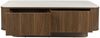 Vintagehaus Couchtisch Almira Warm-Scandi 2-Schub Marmoroptik Bild 2