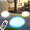 RGB LED Stein Design Leuchte, dimmbar, Fernbedienung VT- 7802 Bild 3