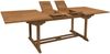 Esstisch ausziehbar Parma Teak Massivholz - Breite: 100 cm - Länge: 120 bis 170 cm Bild 3