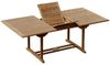 Esstisch ausziehbar Parma Teak Massivholz - Breite: 100 cm - Länge: 120 bis 170 cm Bild 2