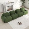 4-Sitzer-Sofa aus weichem Cordstoff,32D hochelastische Polsterung haustierfreundlich und ergonomisch vakuumverpackt frei kombinierbar ohne Montage für Schlafzimmer und Büro,Cordstoff,Green, Bild 2