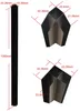 Vente-unique - BAYVIEW Innenglaswand MetallGlas Schwarz - B 150 cm x H 130 cm x L 210 cm Bild 4