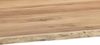Baumkantentisch 280 x 100 cm Akazie massiv naturfarben schwarzem U-Gestell aus Metall + Holz BRISBANE 137612078 Bild 3