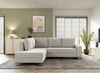 Selsey 'Larelle' Ecksofa mit Schlaffunktion & Bettkasten, Chenille, Ottomane links, Hellbeige Bild 2