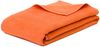 Ambiente Trendlife Baumwoll-Acryl-Decke Arizona uni Einfassband 150x200 cm orange Bild 2