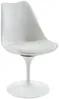 Vente-unique - XAFY Stuhl Plastik Weiß - B 56,5 cm x H 82 cm x L 49 cm Bild 4