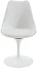 Vente-unique - XAFY Stuhl Plastik Weiß - B 56,5 cm x H 82 cm x L 49 cm Bild 3
