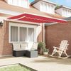 vidaXL Ausziehbare Markise Rot 300 x 250 cm Stoff und Aluminium 3330143 Bild 3