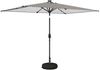 vidaXL Gartenparasol mit LED-Lichtern und Sockel 200 x 300 cm 42036247 Bild 2